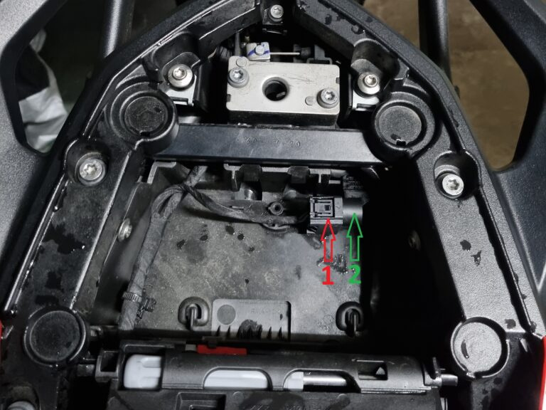 Ubicación DWA en BMW F900XR