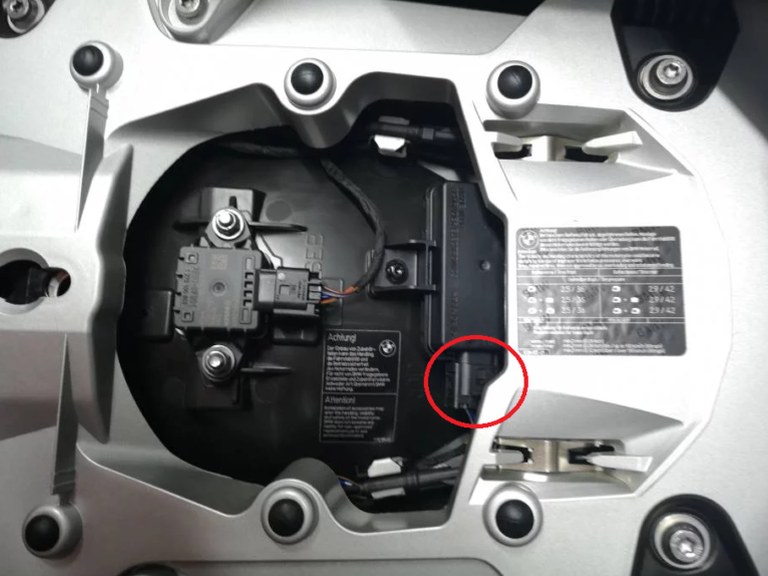 Centralita RDC en BMW R1200 y R1250 GS o GSA LC con ABS Pro